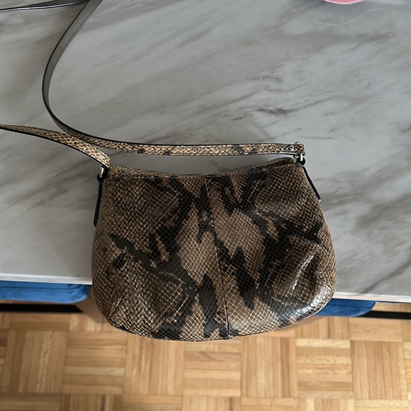 COACH SNAKE PRINT CROSSBODY BAG - Picture 2 of 3